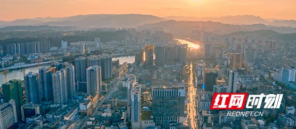 張家界市區(qū)。